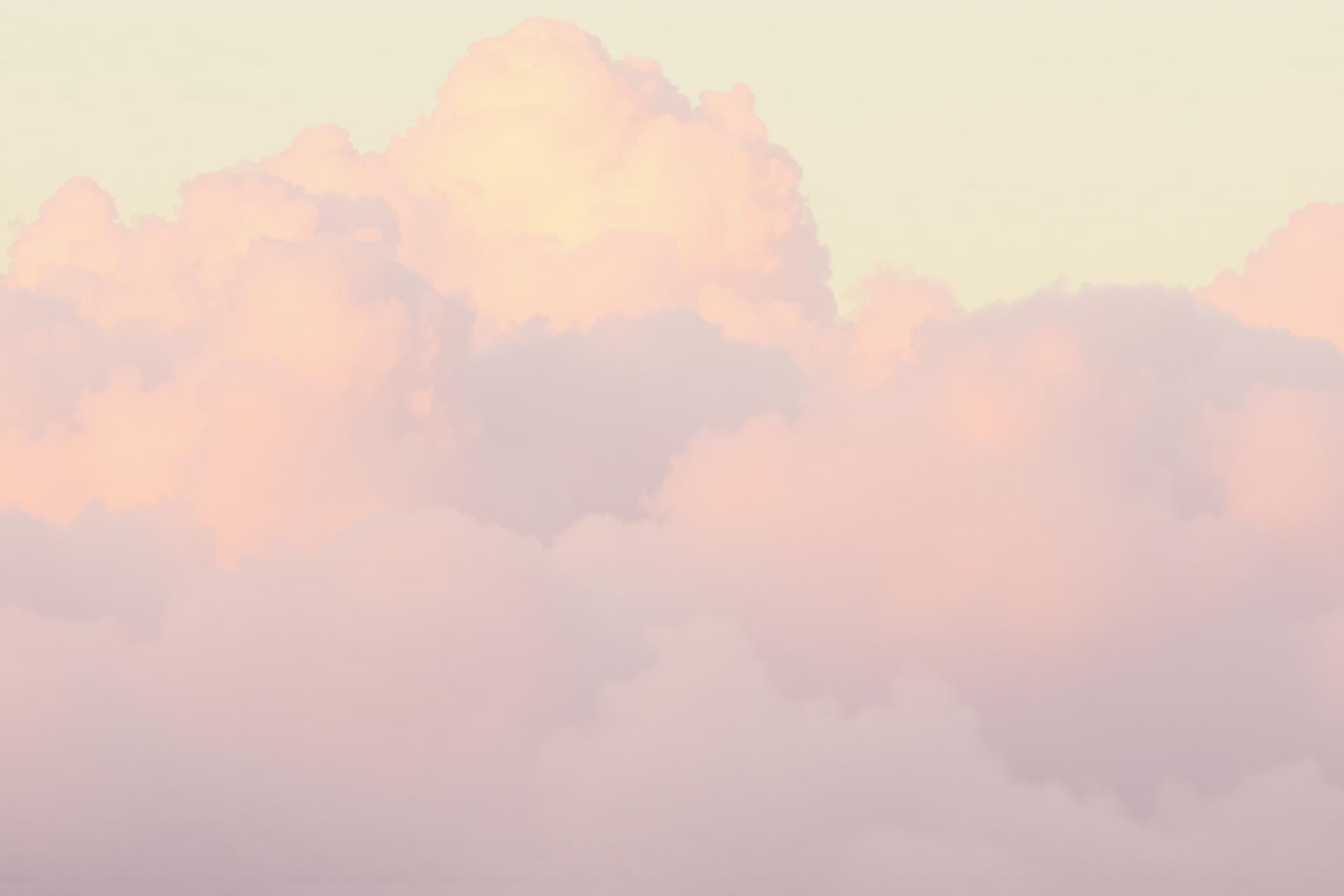 Soft pastel sky at golden hour